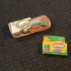 Mini Brands Toys Bundle Snake toy and Glitter markers